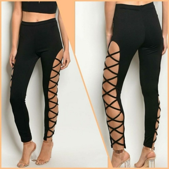 Pants - Club Cutout Leggings